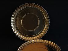 Picture of ROUND GOLD TRAY 30CM